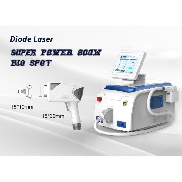 Portable Diode Laser Hair Removal Machine 808nm 1 - 10Hz Pulse Frequency Energy Saving