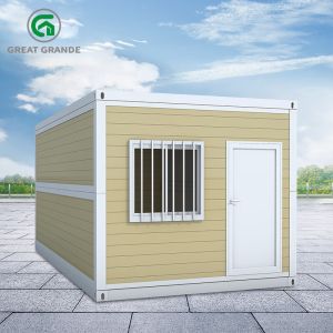 Cheap OEM Insulated Steel Folding Container Home Site Office Canteen Huts for sale