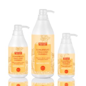 Round round lotion bottle With 39mm pump Multiapplication 300ml