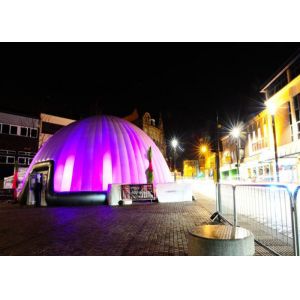 Purple led Light Or customized Inflatable Tent , Crazy Giant Party Tent