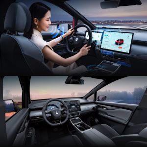 Left Hand Steering Position Hycan Z03 Four Wheeler High Speed SUV EV Car with