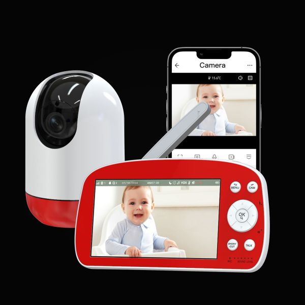 Quality 5.5 Inch 1080P WiFi Baby Monitor with 360° Pan/Tilt/Zoom wholesale
