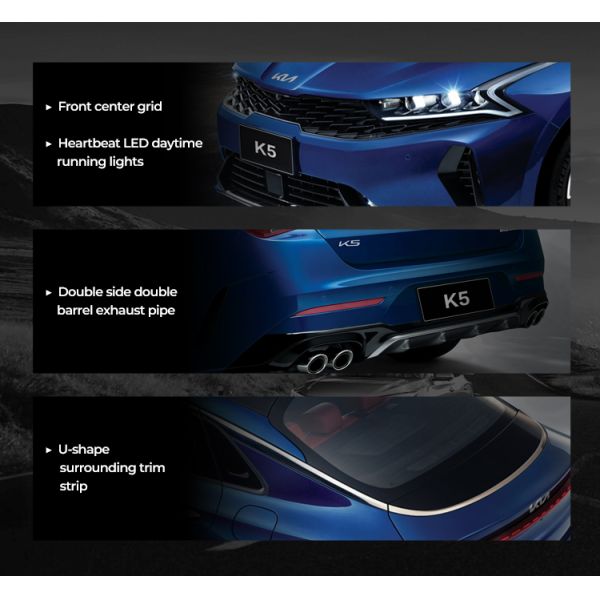 5 seat 4 door car Hot Sale KIA K5 Sedan huge space made in china 1.5T/2.0T Used Cars Adult Vehicle 4 Wheels