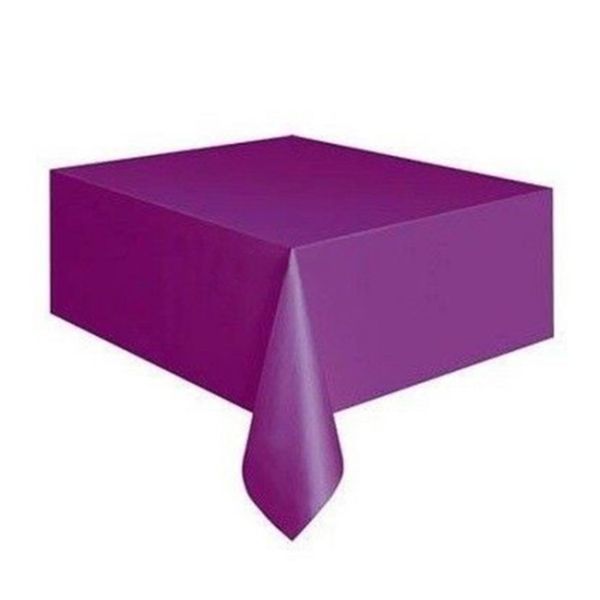 Premium Plastic Tablecloth Disposable Table Cover Rectangle Tables Parties