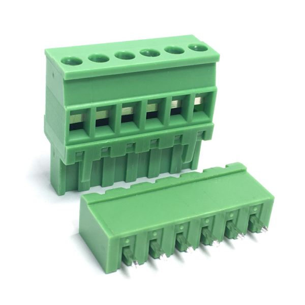 5.08mm Pitch PCB Screw Terminal Blocks Plug Straight Pin Header Horizontal