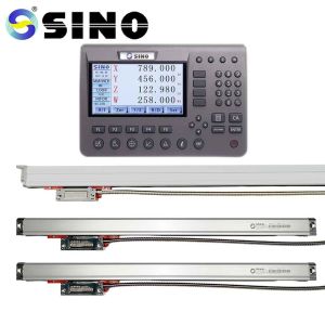 3 Axis Metal LCD Milling Machine DRO With 0.005mm Linear Ruler