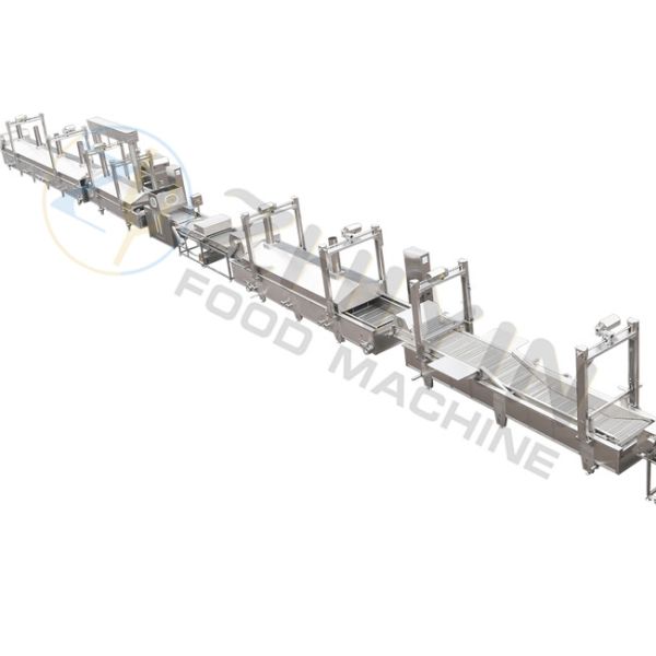 Quality Industrial Frozen French Fries Production Line With PLC Touch Operation wholesale