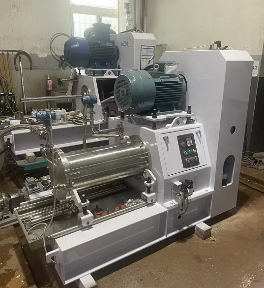 100L Bead Mill Machine With Dyamic Discharging With gear Pump in paper making industry