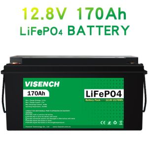 Visench Solar System Lifepo4 Battery Pack Lithium Ion Lifepo4 12V 170AH Lithium