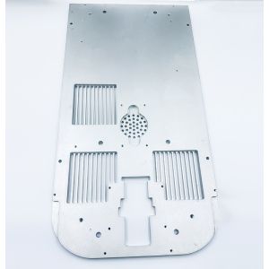Aluminum Alloy Back CNC Machining Cover Sandblasting Oxidation One-Stop Service