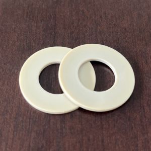 High Temp Resistant PEEK Pad Milk White ID12 OD24 H1.5 Back Up Ring Cold