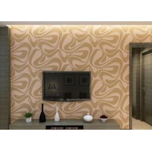 Cheap Champagne Foam Modern Removable Wallpaper With Geometric Pattern for sale