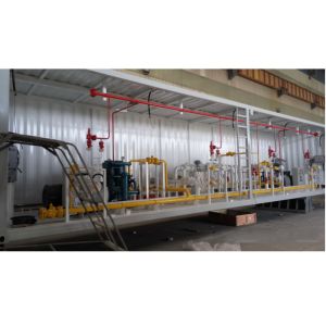 China 23000L Steel LPG Skid Station With Filling System And Storage Tanker on sale