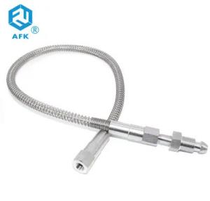 Cheap High Pressure Metal Braided Flexible Air Hose With 1/4 Female / Male NPT End Connection for sale