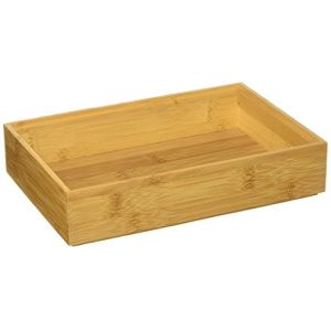 Expandable Bamboo Drawer Organizer Boxes No Varnishes Customized Size