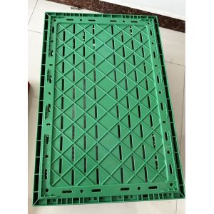 PE/PP Mesh Style 100% HDPE Fruit Box Packaging Plastic Container for Food and