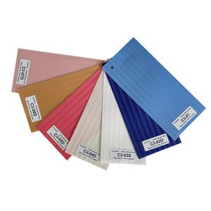 Cheap Customized Polyester Vertical Blinds Fabric Translucent For Window Treatment for sale