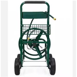 Convenient Garden Hose Reel Cart easy Maintenance Hose Cart With Wheels