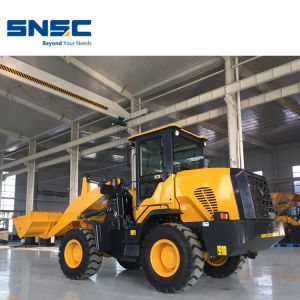 Overall Weight 3400kg SNSC Front End Loader 2 Ton With 6 Months Bucket