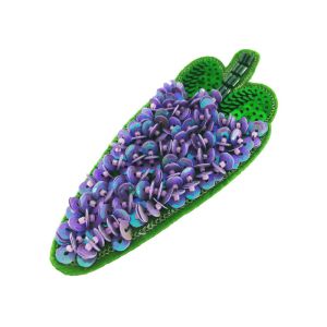 Cheap Wholesale Chili Handmade Sequin Beaded Patch Applique for sale