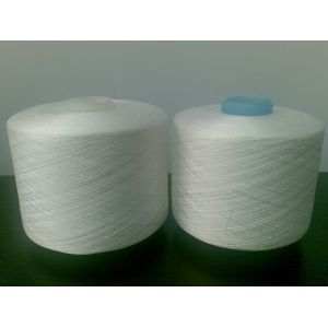 Cheap Poly/Poly Core Spun Sewing Thread Ne29/2 raw white on dyeing tube for sale