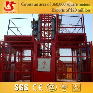 Cheap Single Cage and Double Cages Construction CE approved Construction hoist for sale
