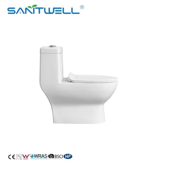 Quality Sanitary Ware New Models Chaozhou Washdown One Piece Toilets PP Cover Seat Trap Roughing in wholesale
