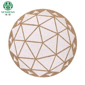 Natural Custom Size Resistant Eco Friendly Cork Coaster Cork Cup Mats
