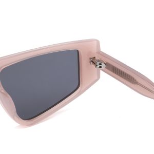 Flat Top Acetate Frame Sunglasses Custom Irregular Metal Frame Sunglasses Womens