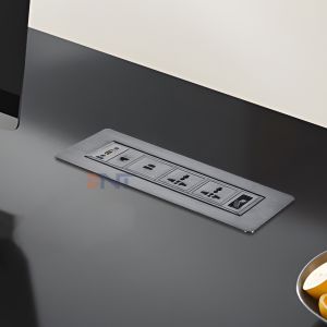 Cheap Multimedia Rotating Desk Switch Socket/flip up Table Power Outlet/conference Table Panel Mounted Plug for sale