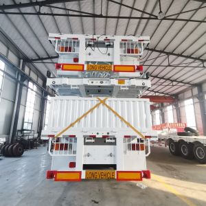 60t Load Capacity ABS Semi Trailer Customizable Cargo Transport In Efficiency