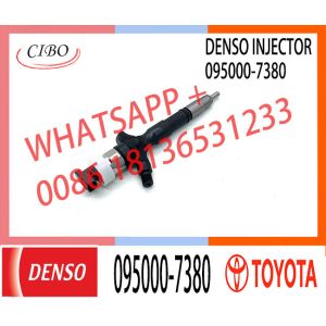 Common Rail diesel fuel Injector 23670-30240 095000-7380 for Diesel engine