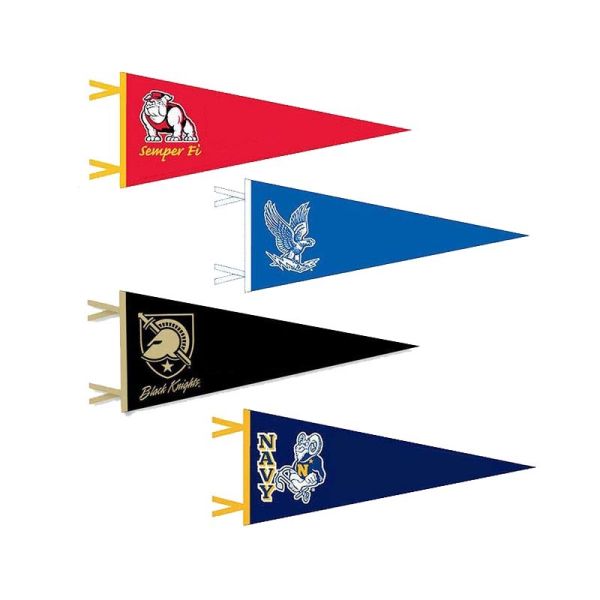 Quality Event 30*70cm Felt Pennant Banner Digital Printing Outdoor Pennant Flags Single Color wholesale