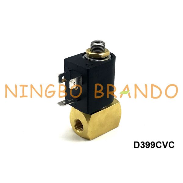 1/4" Inch M&M Type D399CVC Solenoid Valve Brass 3/2 NC DC24V For Auto Feeding
