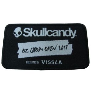 Sew On Custom Woven Patches Paper Coating Customized Named Logo