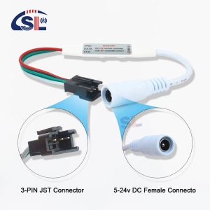 21 Key RF WS2811/WS2812B Slide Light Strip With LED Dimming Controller L 87*W40