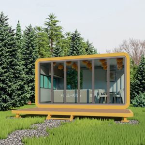 Modern Micro Prefabricated House 8700kg Capsule Mobile Home With Modular Design