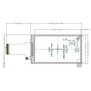 ROHS 3.97Inch 480X800 RGB Interface IPS TFT LCD Display