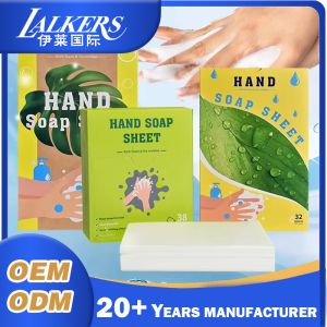 China Ocean Breeze Hand Soap Sheets Eco Friendly Hand Soap Paper Biodegradable on sale
