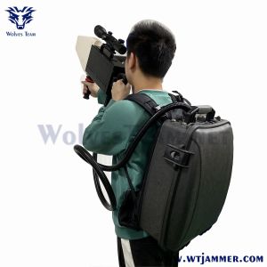 WIFI2.4G WIFI5.8G GPS Drone Anti Jammer Handheld Backpack Gun Type
