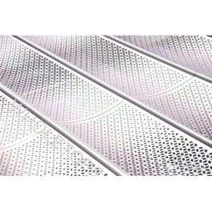 Exterior PVDF Coated 4.0MM Laser Cut Aluminum Panel For Buildings Fire