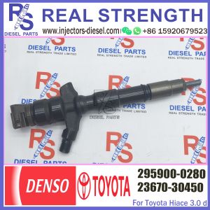 Common Rail Fuel injector 23670 30450 hilux euro 5 295900-0280 295900-0210 23670