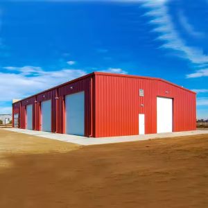 China Large Span Steel Construction Warehouse Fire Resistant With Aluminum Alloy Windows on sale