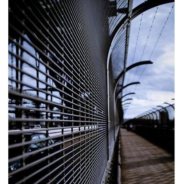 high security fence panels, pvc coated clearvu no climb fence