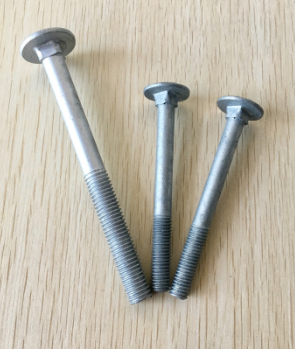Zinc Plated Galvanized Carriage Bolts Chrome Finish 15-300mm Length Fixed Function