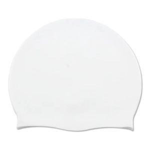 Professional Silicone Swimming Cap with Colored Silkscreen Printing and Moulding