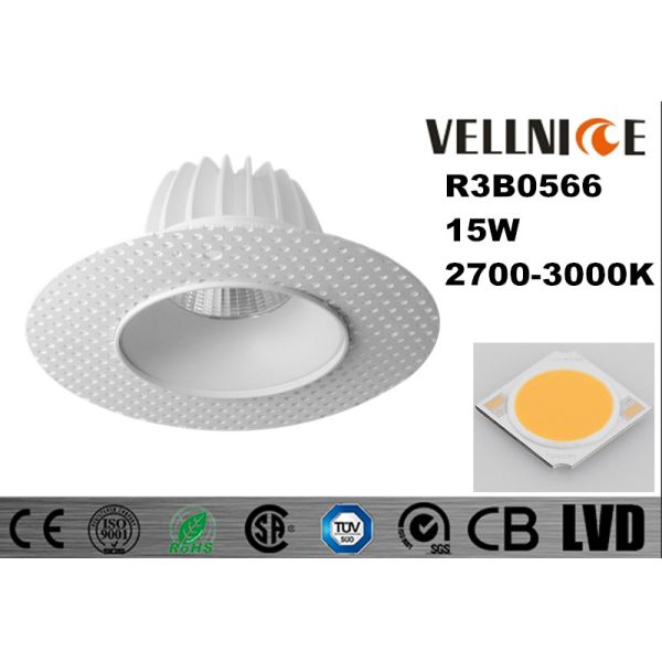 Quality 15w Dia 141 * 72 mm LED Recessed Downlight Cut Out 88mm 2700k 36 Deg Good Anti glare IP20 wholesale