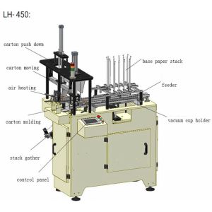 600gsm Fast Food Paper Box Making Machine 30pcs/Min
