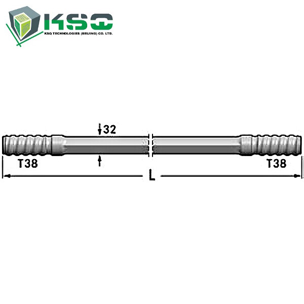Quality 4 Inch / 6 Inch Threaded Drill Rod wholesale