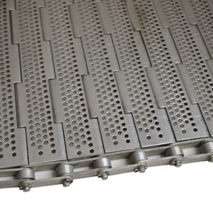 Spiral Eye Link Mesh Conveyor Belt With Chain